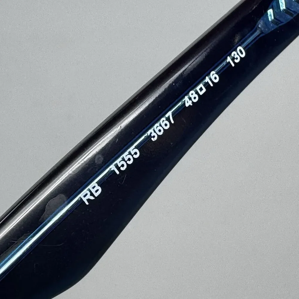 Ray-Ban RB1555 3667 Blue Eyeglass Frames Kids 48-16-130 Authentic